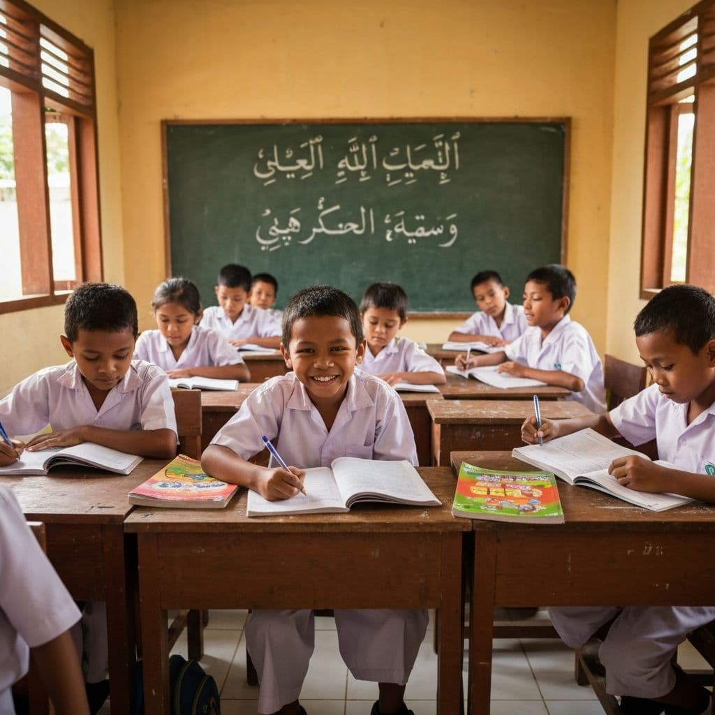 Kelas belajar Yayasan BIMAI